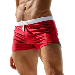 Bañadores de natación para Hombre, Playa Corriendo Pantalones Cortos Boxeadores Calzoncillos Pantalones (EU XL/Tag XXL Cintura: 38.22-42.9 Pulgada, Ro características