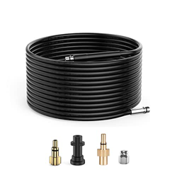 Stone Banks Kit de limpieza de tuberías y desagües para lavadora a presión Kärcher/Bosch/Lavor, manguera de drenaje de lavadora a presión para Karcher características