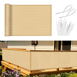 Sunnylaxx Pantalla para Balcón Jardín Protección de Privacidad HDPE(185 g/m²), Protección UV,Resistente al Viento y Transpirable,para balcón Exterior  precio