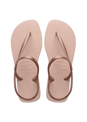 Havaianas Flash Urban, Sandalias, para Mujer, Ballet Rose / Dorado Rubor, 35/36 EU