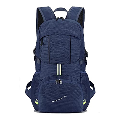 Amazon Brand - Eono Mochila Ligera y compacta para Viaje, Excursionismo o Uso Diario, Mochila para Acampar Plegable de 35 L, Mochila Deportiva Ultrali