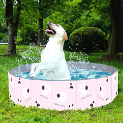 Guangyu Piscina para Perros Plegable, Bañera para Perros Gatos, Natacion Mascotas,Bañera Portátil para Exteriores de PVC, Adecuada para Infantiles Per precio