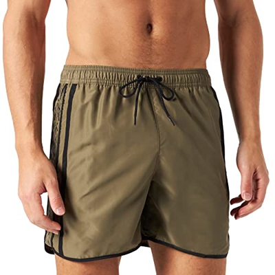 Calvin Klein Medium Runner Baador para Hombre, New Basil, S