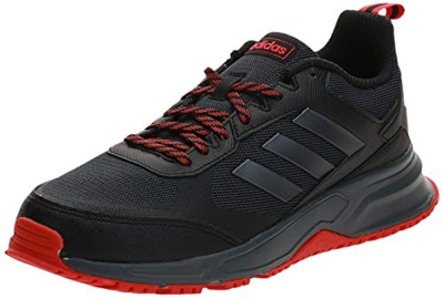 Adidas Rockadia Trail 3.0, Zapatillas Running Hombre, Negro (Core Black/Night Met./Active Red), 40 EU