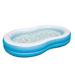 Soglen Piscina Hinchable Rectangular, Piscina Inflable, Grande Piscina Infantil Piscina Duradera para Patio, Jardín, Fiesta Acuática de Verano para Ni en oferta