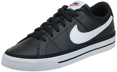 Nike Court Legacy, Zapatos de Tenis Hombre, Black White Gum Light Brown, 41 EU