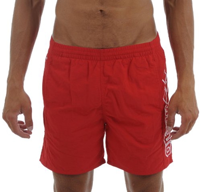 ARENA Berryn Swim Trunks, Hombre, Shinyred,White, L