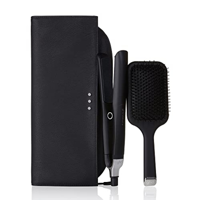 ghd platinum+ gift set - set plancha de pelo profesional, tecnología ultra - zone, edición 2021, negro