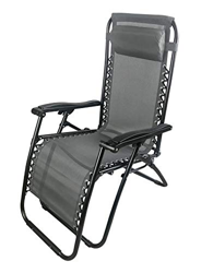 Garden Friend S1993002 - Tumbona Plegable multiposición, Color Gris precio