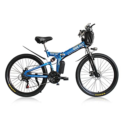 TAOCI Bicicleta eléctrica plegable para hombre/mujer, ruedas de 26 pulgadas, 48 V, urbana, trekking, MTB, IP54, diseño impermeable, para adultos, bici