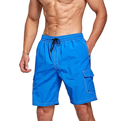 JustSun Bañador Hombre Corto Bañadores Hombre Cortos Traje de Baño Hombre Shorts de Baño Playa Natacion Bañador Surf Hombre Piscina Bañabor Verano Sec