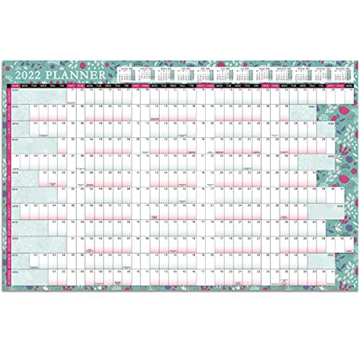 Calendario de pared 2022, Wall Planner 2022, planificador anual 2022, de enero de 2022 a diciembre de 2022, planner calendario familiar, tamaño A1 850
