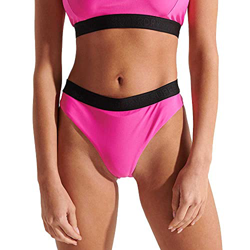Superdry Sport Bikini Brief Juego Biquini, Azul Oscuro, M para Mujer precio