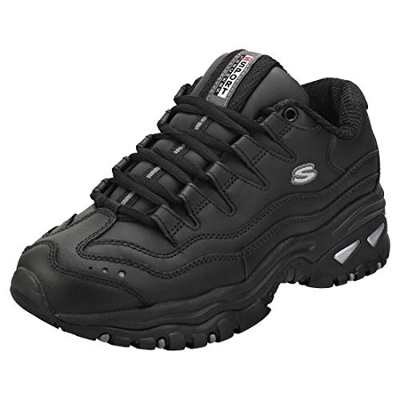 Skechers Sport-Energy, Zapatillas Mujer, Negro (BBK Black Smooth Leather), 37 EU