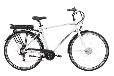 F.lli Schiano E- Moon Bicicleta eléctrica, Hombres, Blanco, 28"