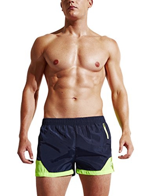 Dolamen Bañador de Natación Boxer para Hombre, Hombre Bañador Traje de Baño Pantalones Cortos Playa Piscina, con cordón Ajustable Dentro & Bolsillo co