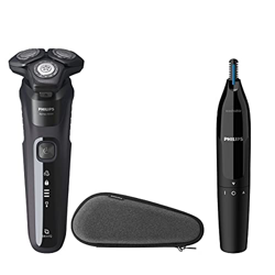 Philips SHAVER Series 5000 S5588/26 afeitadora Máquina de afeitar de rotación Recortadora Negro en oferta