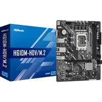 H610M-HDV/M.2 Intel H610 LGA 1700 micro ATX, Placa base características
