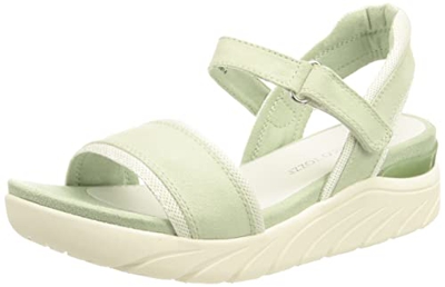 MARCO TOZZI 2-2-28547-36 Sandale, Sandalia Mujer, Pale Mint Comb, 39 EU