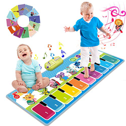 Joyjoz Alfombra de Piano con 90 Sonidos, Alfombra de Baile Musical para Bebe, Instrumentos Musicales Infantil, Juguetes Musicales para Bebés, Niños y  características