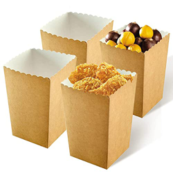 30 Piezas Bolsas De Palomitas De Maíz,Cajas De Palomitas De Maíz,Cartón Caramelo,Cajas Dulces Para Películas,Cajas De Palomitas,Se Utiliza Para Palomi características