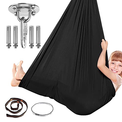 Columpio para terapia de interior, hamaca para niños, columpio sensorial, columpio cuddle interior, elástico
