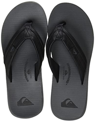 Quiksilver Carver Squish-Sandals for Men, Chanclas abatibles. Hombre, Black Grey Black, 42 EU características