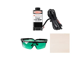 PUGONGYING Popular Grabado láser Impresora 3D Parte 12V / 24V Blue Violet Light Light Fit para Ender-3 / Ender-3 Pro/Ender-5 Impresora con Enfoque Dur características