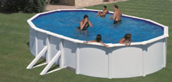 Gre M286755 - Piscina de Acero Blanco Ovalada cies kitprov503e características