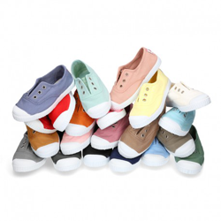 Bamba De Lona Con Elástico Y Puntera De Goma. 23 Petróleo en oferta