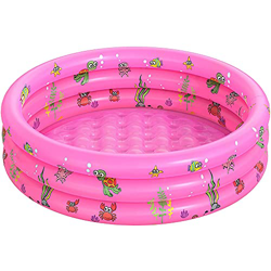FANIER Piscina hinchable para niño, Redonda Piscina Inflable hinchable bañera hinchable para jardín, 3 Cámara de Aire Individuales, 130 cm de diámetro en oferta