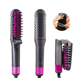 Cepillo Alisador de Pelo Hombre, CJBIN Cepillo Alisador Pelo, Alisador de Pelo, Peine Alisador de Cabello, Cepillo Pelo, 4 Configuraciones de Temperat precio