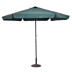 COSTWAY Sombrilla de Jardín de Hexágono 3M Parasol para Piscina Playa Terraza Protección Solar UV (Verde Oscuro) características