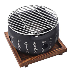 Parrilla de mesa japonesa de carbón de leña, mini parrilla de barbacoa, parrilla de estilo japonés, placa de barbacoa, estufa de cocina portátil, acce características