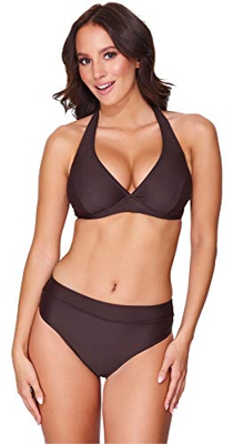 Merry Style Conjunto Bikini Sujetador y Bragas Bañador 2 Piezas Mujer 74RN24(Marrón(8157), EU(75H/38)=ES(90H/40))