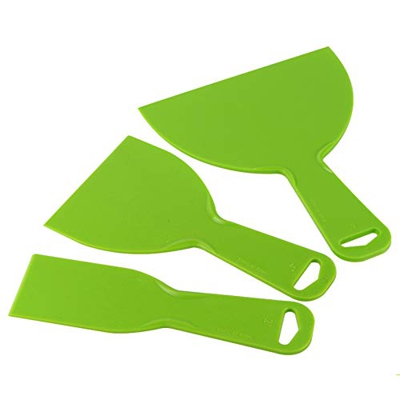 Lanmei Impresora 3D Pala 3pcs Accesorios portátiles Durable Espátula Profesional PVC Práctico Resina Extracción Herramienta Especial Raspador Verde pa