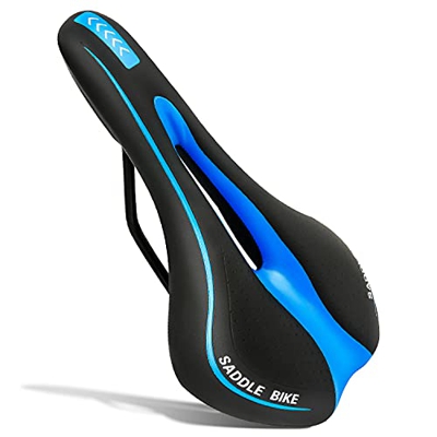 Sillín Bicicleta, Asiento de Bicicleta, Sillín de Asiento de Bicicleta de Gel, Sillín de Bicicleta Unisex de Gel para Adultos, Asiento de Bici de Gel 