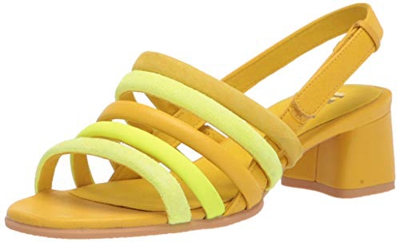 Camper TWS, Sandalia de tacón Mujer, Gelb, 39 EU