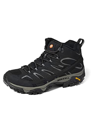 Merrell MOAB 2 Mid GTX, Botas de Senderismo, Sintético Mujer, Negro, 39 EU