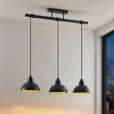 Lindby Zelotta lámpara colgante, 3 luces, negro