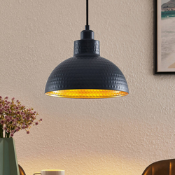 Lindby Zelotta lámpara colgante, 1 luz, negro características