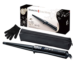Remington Conique Pearl CI951 - Rizador de pelo con barril de 13-25 mm, cerámica con perla, hasta 210 °C, digital, color negro en oferta