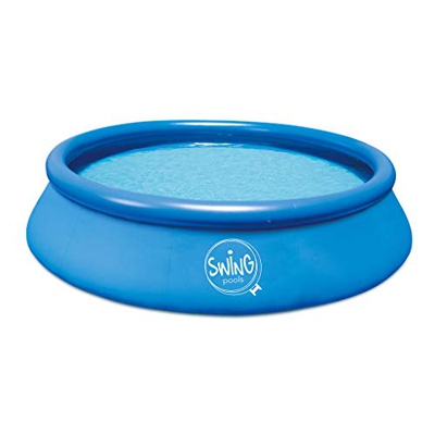 well2wellness® Quick-Up Swing - Piscina (549 x 122 cm), color azul