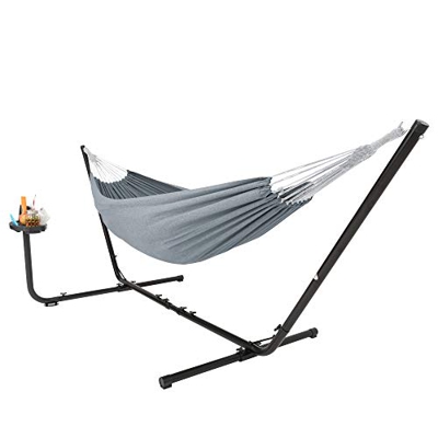 Hamaca con armazón paa Exterior VITA5 para Horas de relajación placentera - Hamaca 2 Personas - armazón de Acero Duradero - Hamaca con armazón portáti