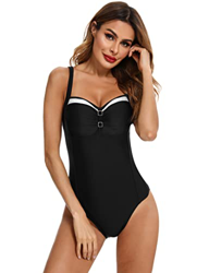 Mujer Trajes de Una Pieza Bañador Retro Sexy Traje de Baño Estampado Floral Monokini Push Up Surf Tallas Grandes en oferta