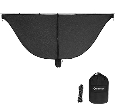 BTRWOR Mosquitero para la Hamaca Red de Insectos Red Mosquitera Mosquiteras para Todas Las Hamacas de Camping Individuales o Dobles. Accesorio Ideal d