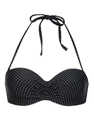 Protest Mm Mighty Ccup Sujetador De Bikini para Mujer, True Black, L/40 en oferta
