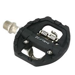 Pedales MTB Pedales Bicicleta Montaña compatibles con Calas Shimano MTB, Pedales Mixtos MTB con SPD Calas, 3 sellados, Antideslizantes, Ligero Fibra d en oferta