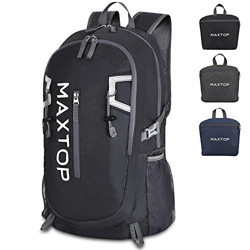 MAXTOP 50L Mochila plegable ultraligera con bolsillo mojado Mochila plegable Resistente al agua para hombres Mujeres Niños Camping al aire libre Sende precio