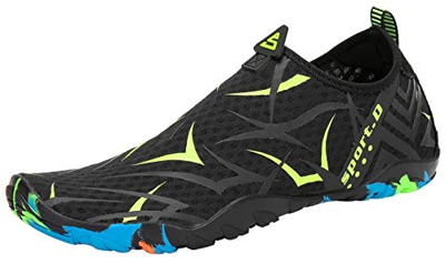 SAGUARO Escarpines Zapatos de Agua Calzado Playa Zapatillas Deportes Acuáticos para Buceo Snorkel Surf Natación Piscina Vela Mares Rocas Río para Homb